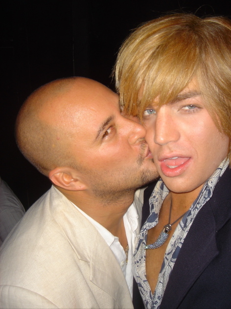 One time (at diva camp) Adam Lambert hung out with Jennifer Lopez's Ex Cris 